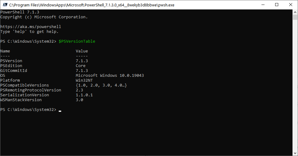Microsoft will release future powershell updates via windows update